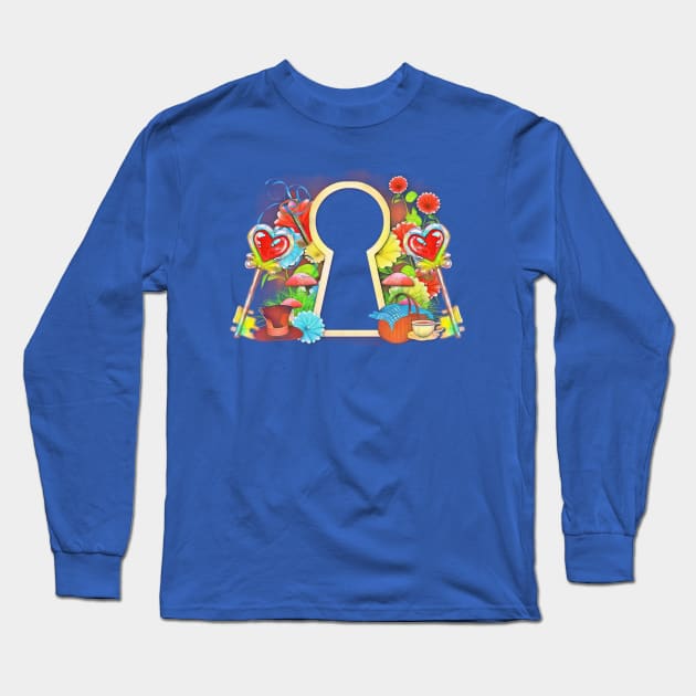 keyhole Long Sleeve T-Shirt by claire83